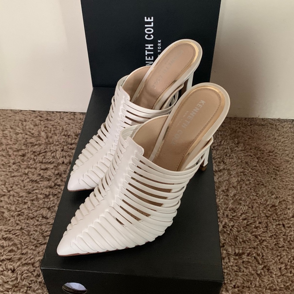 BRAND NEW Kenneth Cole White High Heels